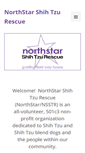 Mobile Screenshot of northstarshihtzurescue.org